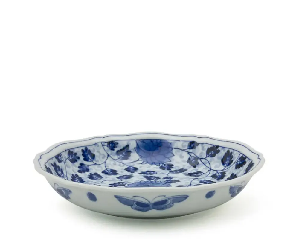 MIYA Company Ai Karakusa 6.75" Dessert Dish Discount