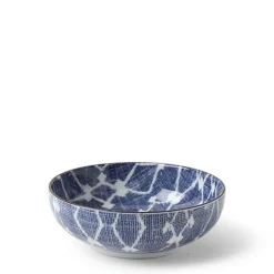MIYA Company Aizome Hishi 5" Shallow Bowl