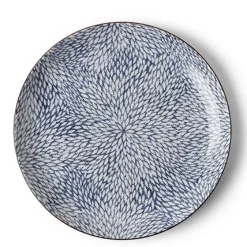 MIYA Company Aizome Mums 10" Plate Best