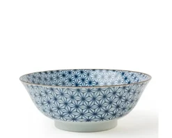 MIYA Company Asanoha Colors 7.25" Bowl - Blue New