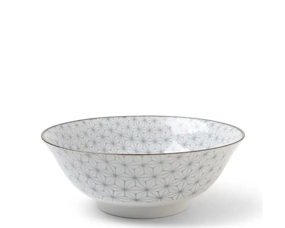 MIYA Company Asanoha Colors 7.25" Bowl - Gray New