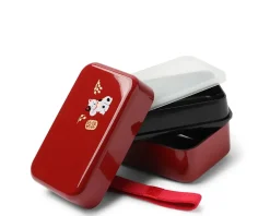 MIYA Company Bento Box Fortune Cat Red Hot