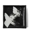 MIYA Company Black & White Brush Square Plate Clearance