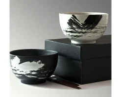 MIYA Company Black & White Brush Stroke 5