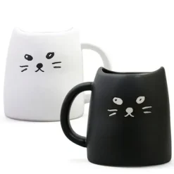 MIYA Company Black & White Cat Mug Set Online