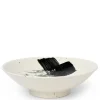 MIYA Company Black Brush Stroke 9.75" Serving Bowl Outlet