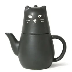 MIYA Company Black Cat Tea Set Hot