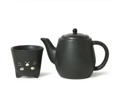 MIYA Company Black Cat Tea Set Hot