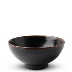 MIYA Company Black Tenmoku 7.5" Noodle Bowl Clearance