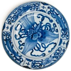 MIYA Company Blue & White 9.25" Plate - Takara Zukushi Outlet