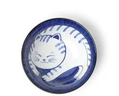 MIYA Company Blue & White Cat 5-3/4