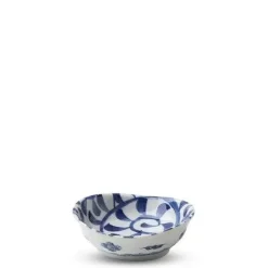 MIYA Company Blue & White Karakusa 3.75" Sauce Dish Online