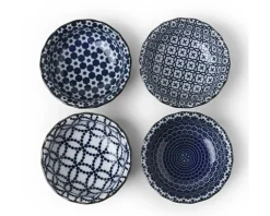 MIYA Company Blue & White Sauce Dish Set