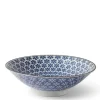 MIYA Company Blue & White Snowflake 9.75" Bowl Online