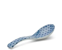 MIYA Company Blue & White Soup Spoon Set Discount