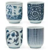 MIYA Company Blue & White Teacup Set Best