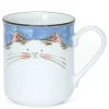 MIYA Company Blue Cat Mug Clearance