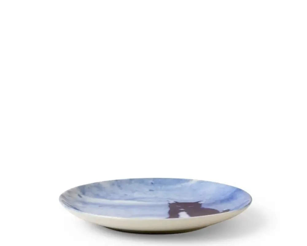 MIYA Company Blue Cat Sitting Plate