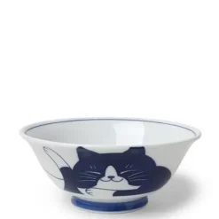 MIYA Company Blue Cats 7.5" Bowl Clearance