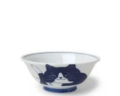 MIYA Company Blue Cats 7.5" Bowl Clearance