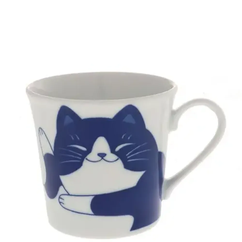 MIYA Company Blue Cats 8 Oz. Mug Sale