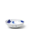 MIYA Company Blue Cats 5" X 3.75" Oval Bowl Outlet