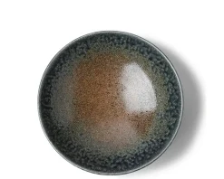 MIYA Company Blue Sand Crackle Bowl 9-1/2