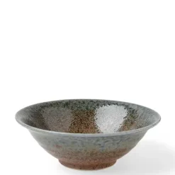 MIYA Company Blue Sand Crackle Bowl 7-5/8" Sale