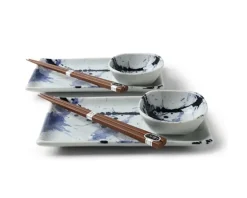 MIYA Company Blue Sumi Sushi Set Best
