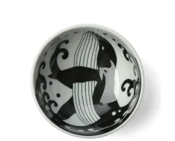 MIYA Company Bowl Blue Whale Waves 5