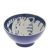 MIYA Company Bowl Rice Cat Blue Tabby 4-5/8" Sale