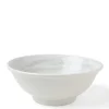 MIYA Company Bowl White Water Swirls 8-1/2" Hot