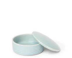 MIYA Company Bowl With Cover Himari Lt Blue Hot