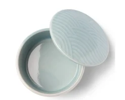 MIYA Company Bowl With Cover Himari Lt Blue Hot