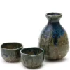 MIYA Company Brown & Blue Glaze Sake Set Sale