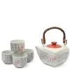 MIYA Company Calligraphy White Tea Set New
