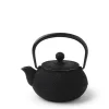 MIYA Company Cast Iron Teapot Black Hobnail 0.325L