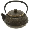 MIYA Company Cast Iron Teapot Black Maple Sale