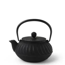 MIYA Company Cast Iron Teapot Black Wave 0.65L Clearance