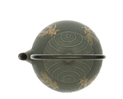 MIYA Company Cast Iron Teapot Bronze Goldfish