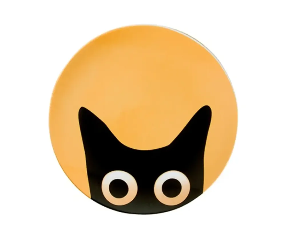 MIYA Company Cat Eyes 6.5" Dessert Plate Set Discount