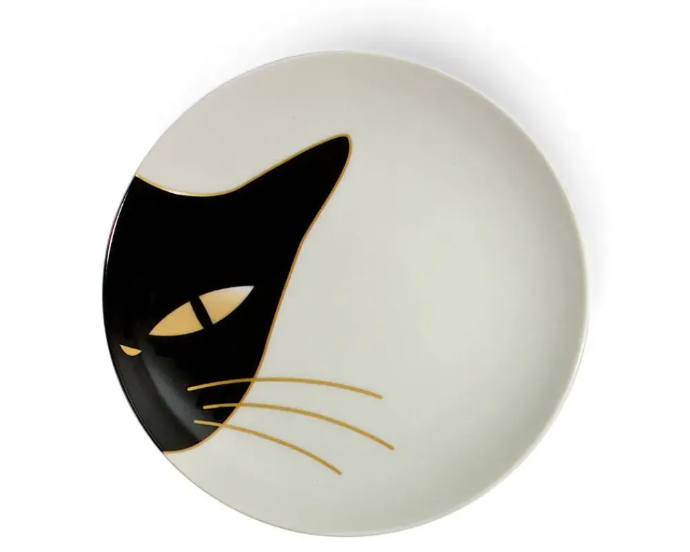 MIYA Company Cat Eyes 6.5" Dessert Plate Set Discount