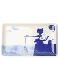 MIYA Company Cat Gone Fishing Plate Hot