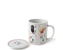 MIYA Company Catopedia Mug With Lid New