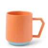 MIYA Company Chips 12 Oz. Mug Pastel Orange Sale