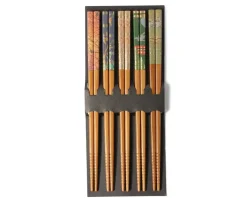 MIYA Company Chopsticks Set Bamboo Scenery Discount