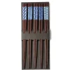 MIYA Company Chopsticks Set Wood Aizome Patterns Online