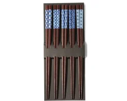 MIYA Company Chopsticks Set Wood Aizome Patterns Online