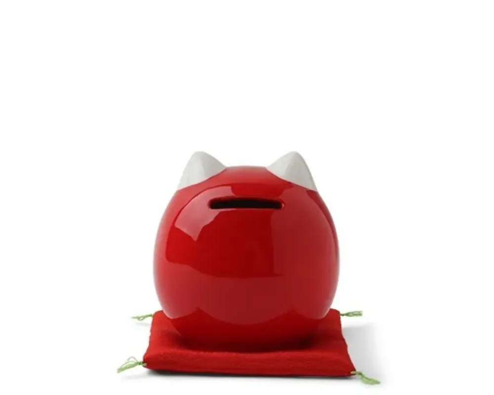 MIYA Company Daruma Fortune Cat Bank 3.75" Outlet