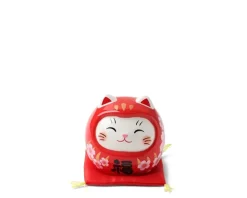 MIYA Company Daruma Fortune Cat Figurine Clearance